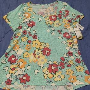 Lularoe Disney Floral Classic T - 2xl